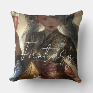 Aesthetic / Dark Fantasy Girl Cushion