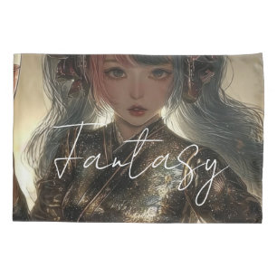 Aesthetic / Dark Fantasy Girl Pillowcase