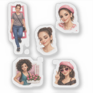 Aesthetic Doll Luxury Soft- Fashion Pack Sticker 