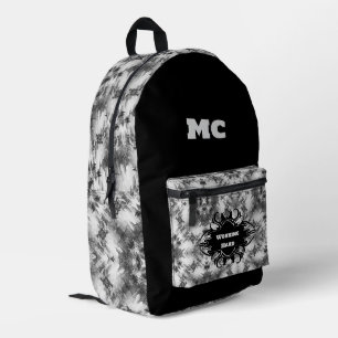 Aesthetic Elegant Abstract Ethnic Printed Backpack