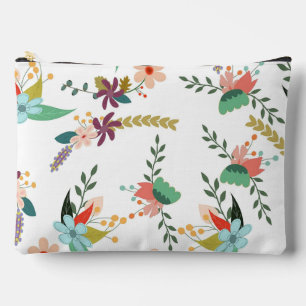 Aesthetic Fall Floral Wildflowers Pencil Accessory Pouch