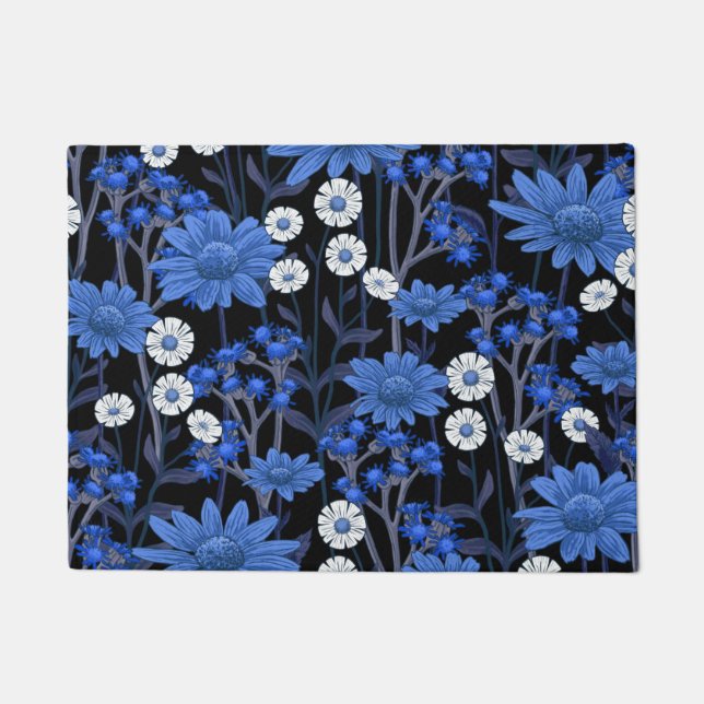 Aesthetic floral  doormat (Front)