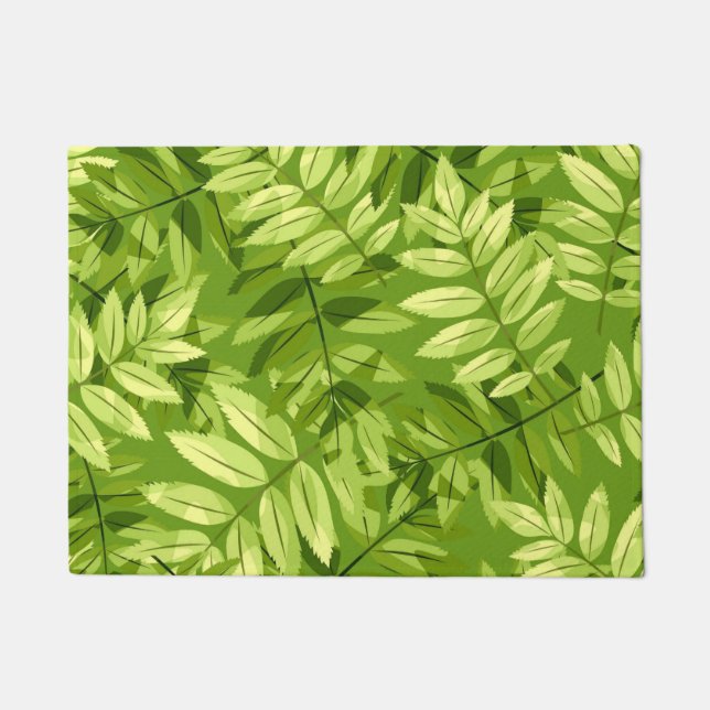 Aesthetic floral  doormat (Front)