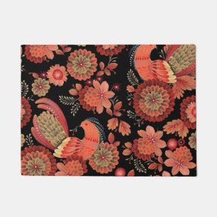 Aesthetic floral  doormat