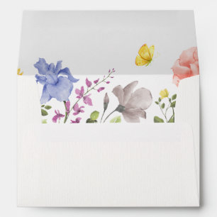 Aesthetic floral garden envelope