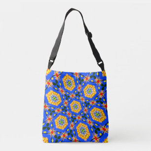 Aesthetic Floral Pattern Crossbody Bag