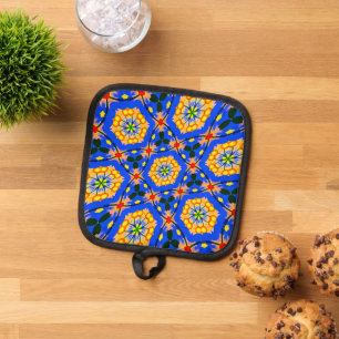 Aesthetic Floral Pattern Pot Holder