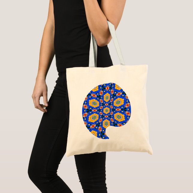 Aesthetic Floral Pattern Tote Bag (Front (Product))
