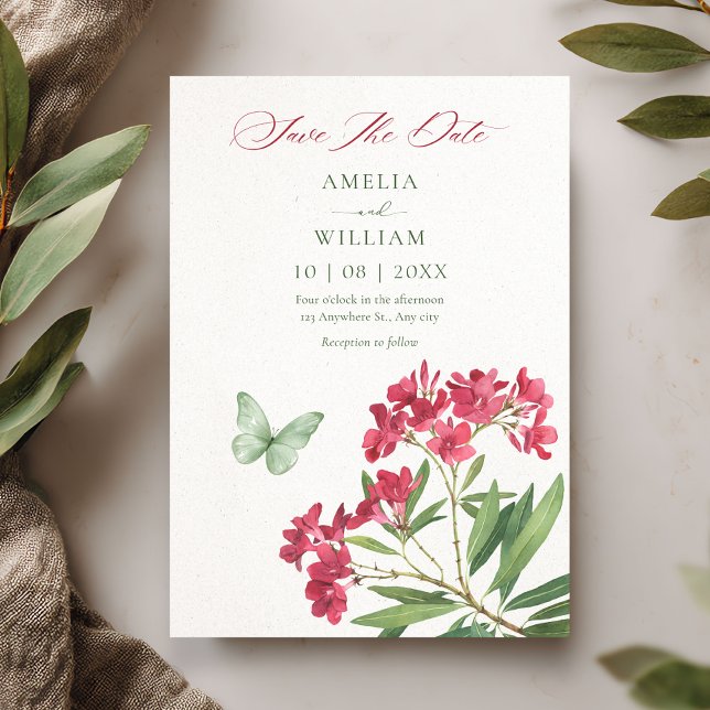Aesthetic floral  save the date (Creator Uploaded)