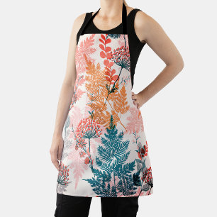 Aesthetic Floral seamless pattern Apron