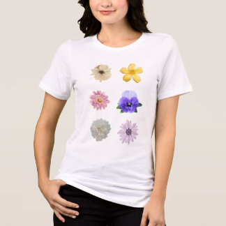 Aesthetic flower t-shirt Tri-Blend shirt