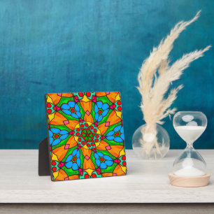 Aesthetic Flowers Pattern Plaque