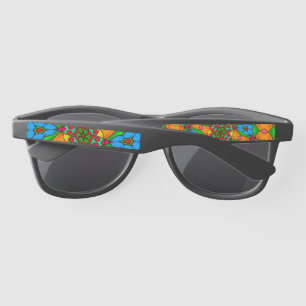 Aesthetic Flowers Pattern Sunglasses