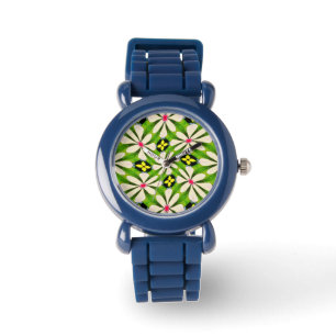 Aesthetic Flowers Pattern Watch