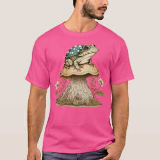 aesthetic frog on Mushroom 11 T-Shirt
