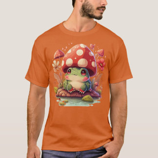 aesthetic frog on Mushroom 13 T-Shirt