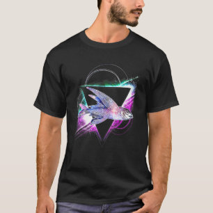 Aesthetic Galaxy Flying Fish T-Shirt