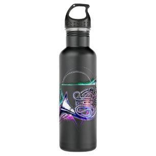 Aesthetic Galaxy French Horn4 710 Ml Water Bottle