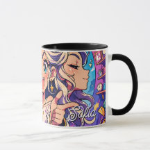 Aesthetic Gemini Anime Custom Combo Mug