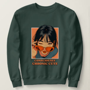 Aesthetic Girl Graphic Sweatshirt