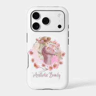 Aesthetic Girl iPhone 17 pro Black & White Fash