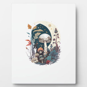 Aesthetic Goblincore And Cottagecore Mushroom Bota Plaque