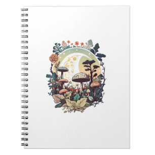 Aesthetic Goblincore And Cottagecore Mushroom Calm Notebook