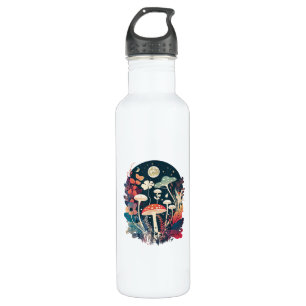 Aesthetic Goblincore And Cottagecore Mushroom Crea 710 Ml Water Bottle
