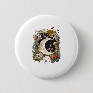Aesthetic Goblincore And Cottagecore Mushroom Drea 6 Cm Round Badge