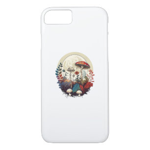 Aesthetic Goblincore And Cottagecore Mushroom Fore Case-Mate iPhone Case