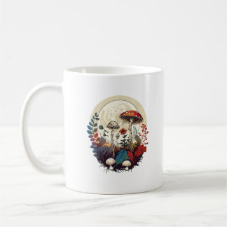 Aesthetic Goblincore And Cottagecore Mushroom Fore Coffee Mug