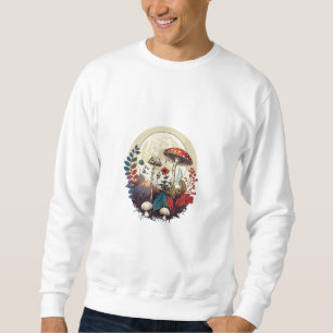 Aesthetic Goblincore And Cottagecore Mushroom Fore Sweatshirt