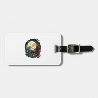 Aesthetic Goblincore And Cottagecore Mushroom Funn Luggage Tag