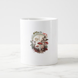 Aesthetic Goblincore And Cottagecore Mushroom Mini Large Coffee Mug