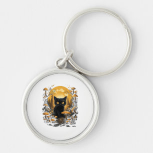 Aesthetic Goblincore And Cottagecore Under Mushroo Key Ring