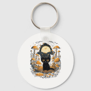 Aesthetic Goblincore And Cottagecore Under Mushroo Key Ring
