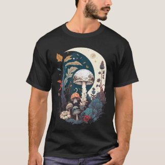 Aesthetic Goblincore And Dark Cottagecore Mushroom T-Shirt