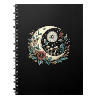 Aesthetic Goblincore Cottagecore Mushroom Minimal  Notebook