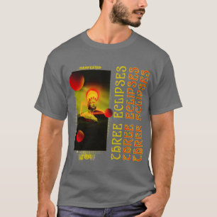 Aesthetic Greek Statue Eclipses Outrun Three Eclip T-Shirt