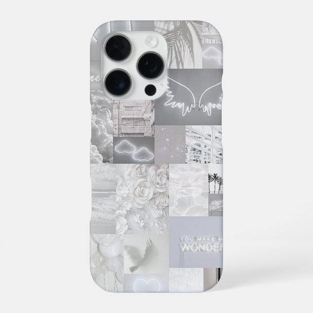 Aesthetic Greys iPhone Case (Back)