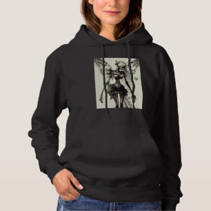 Aesthetic Grunge Fairycore Butterfly Gothic Horror Hoodie