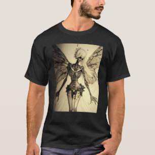 Aesthetic Grunge Fairycore Butterfly Gothic Horror T-Shirt