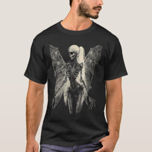 Aesthetic Grunge Fairycore Butterfly Gothic Horror T-Shirt