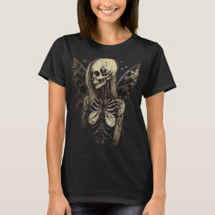 Aesthetic Grunge Fairycore Butterfly Gothic Horror T-Shirt