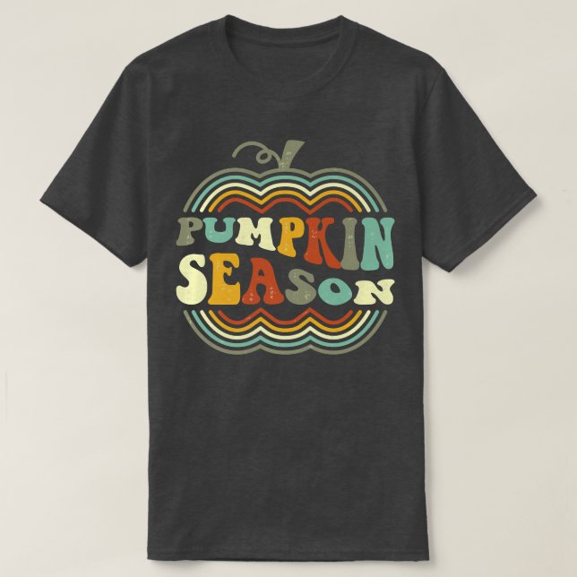 Aesthetic Halloween Pumpkin Farmers matching tee (Design Front)