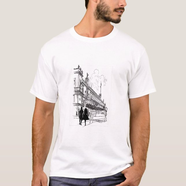 Aesthetic Italy romance T-Shirt (Front)