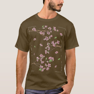 Aesthetic Japanese Style Cherry Blossom Tree Sakur T-Shirt