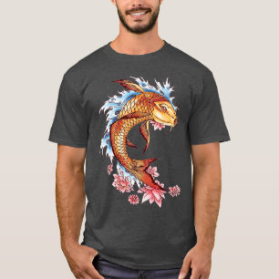 Aesthetic Koi Fish Goldfish T-Shirt