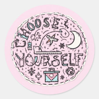 Aesthetic Laptop Sticker – Choose Yourself