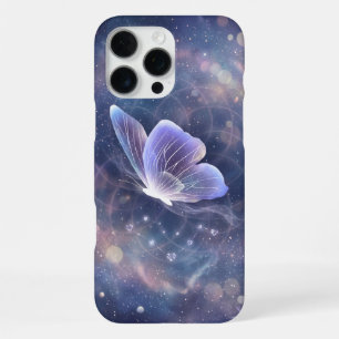Aesthetic Magical Purple Butterfly Cosmic Nebula iPhone 16 Pro Max Case